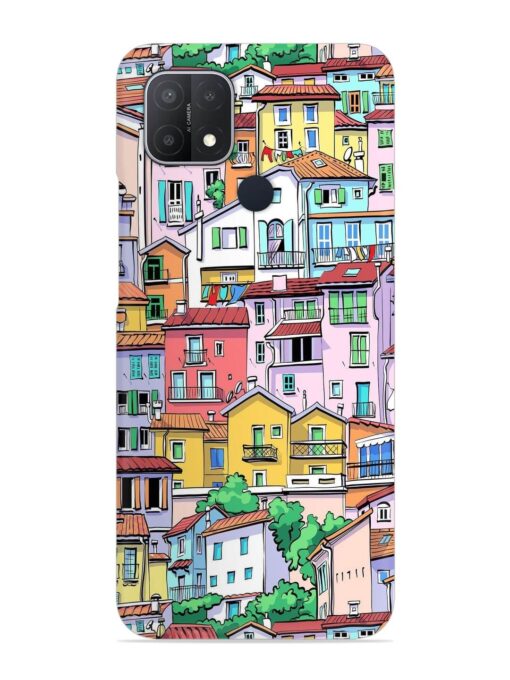Europe Old Town Snap Case for Oppo A15 Zapvi