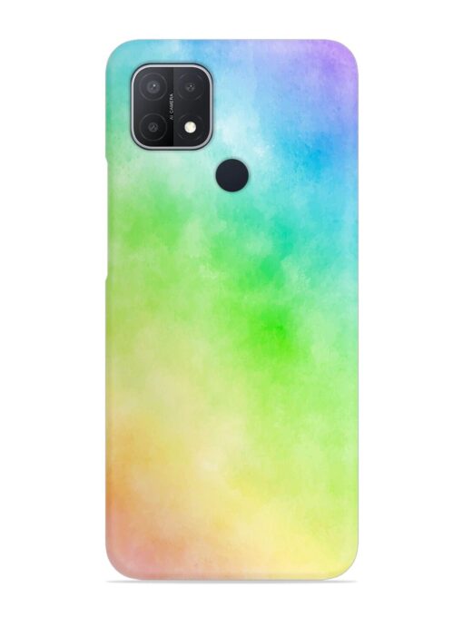 Watercolor Mixture Snap Case for Oppo A15 Zapvi