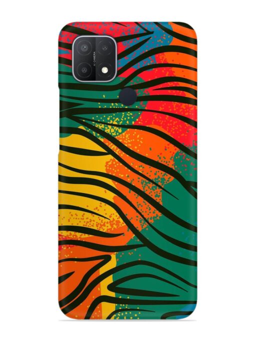 Bright Colorful Snap Case for Oppo A15 Zapvi