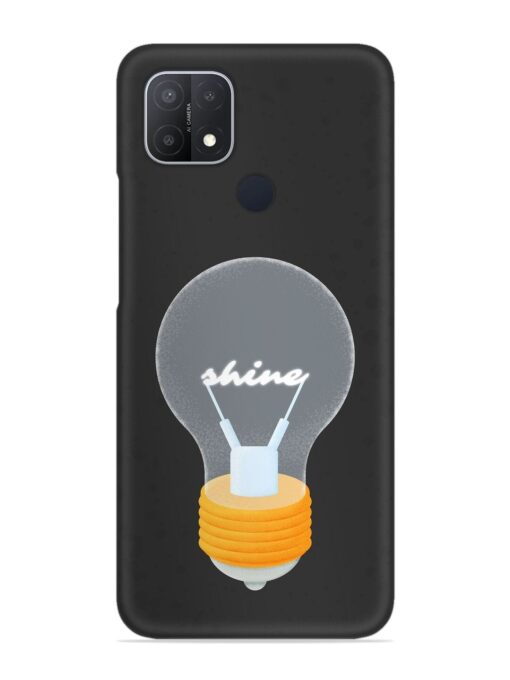 Bulb Background Snap Case for Oppo A15 Zapvi