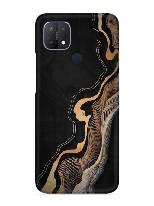 Abstract Art Snap Case for Oppo A15 Zapvi