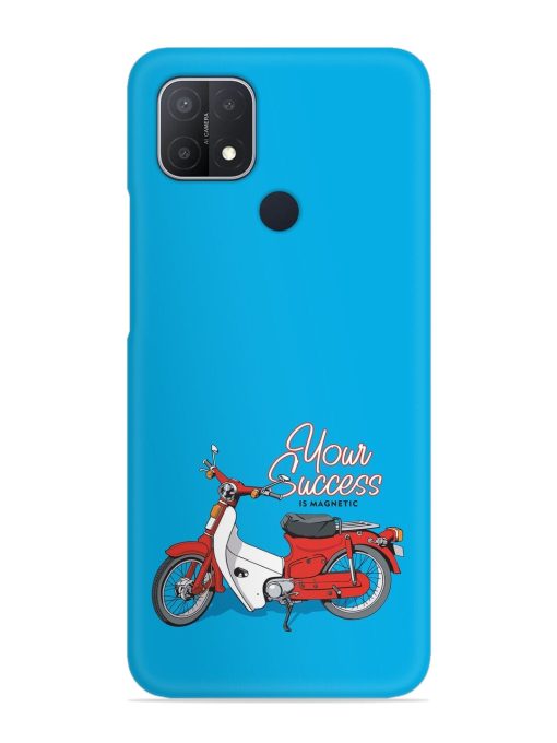 Motorcycles Image Vector Snap Case for Oppo A15 Zapvi