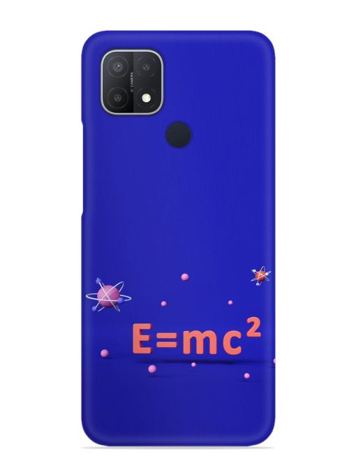 Formula Relativity Equation Snap Case for Oppo A15 Zapvi
