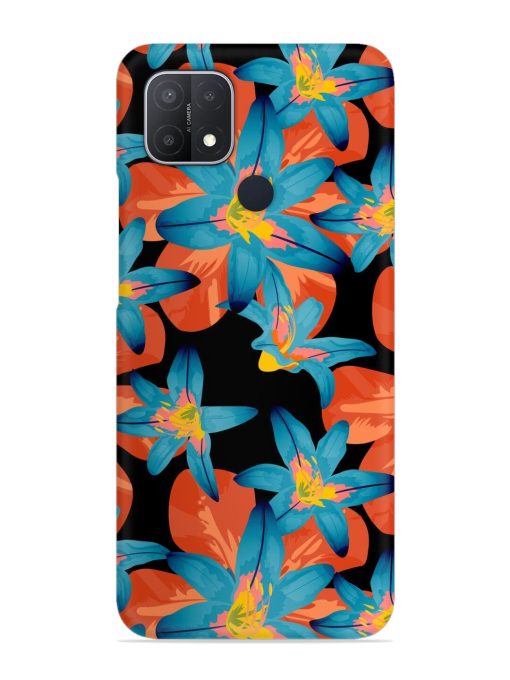 Philippine Flowers Seamless Snap Case for Oppo A15