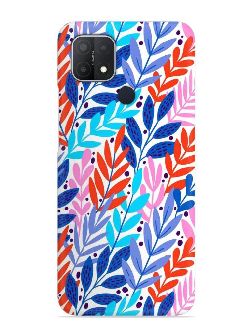 Bright Floral Tropical Snap Case for Oppo A15