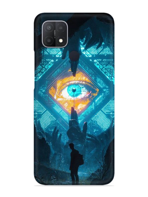 Arcane Eye Snap Case for Oppo A15 Zapvi