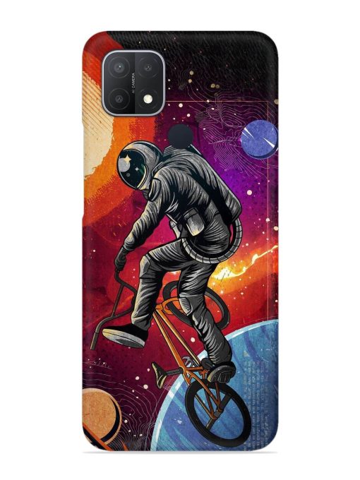 Super Eclipse Bmx Bike Snap Case for Oppo A15 Zapvi