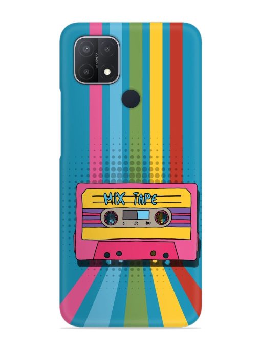 Mix Tape Vactor Snap Case for Oppo A15 Zapvi