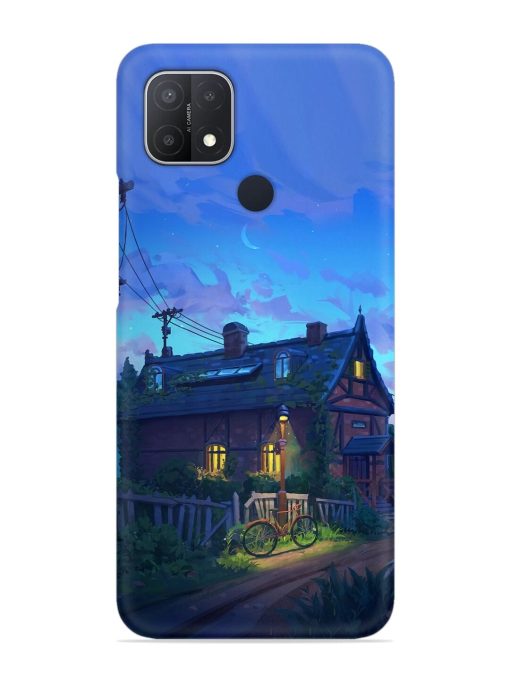 Beautiful Village House Snap Case for Oppo A15