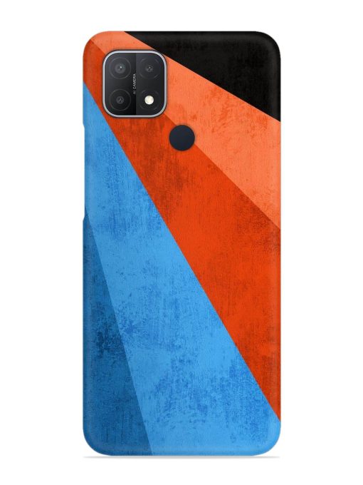 Modern Matte Abstract Snap Case for Oppo A15 Zapvi