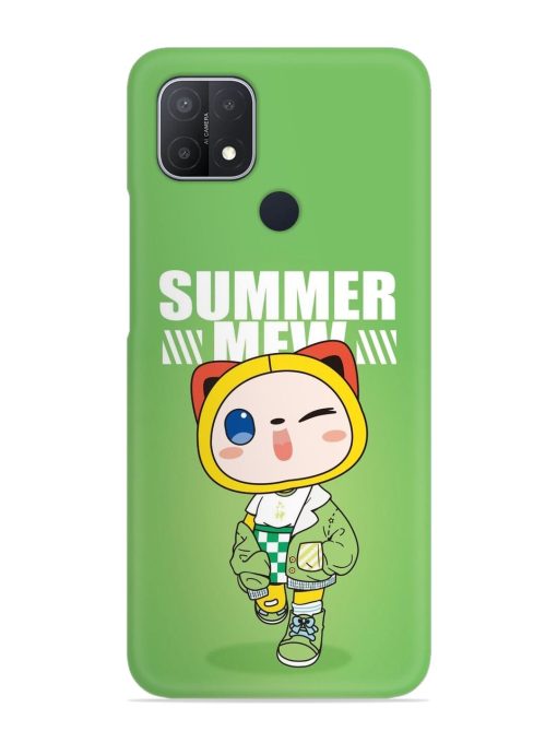 Summer Mew Snap Case for Oppo A15 Zapvi