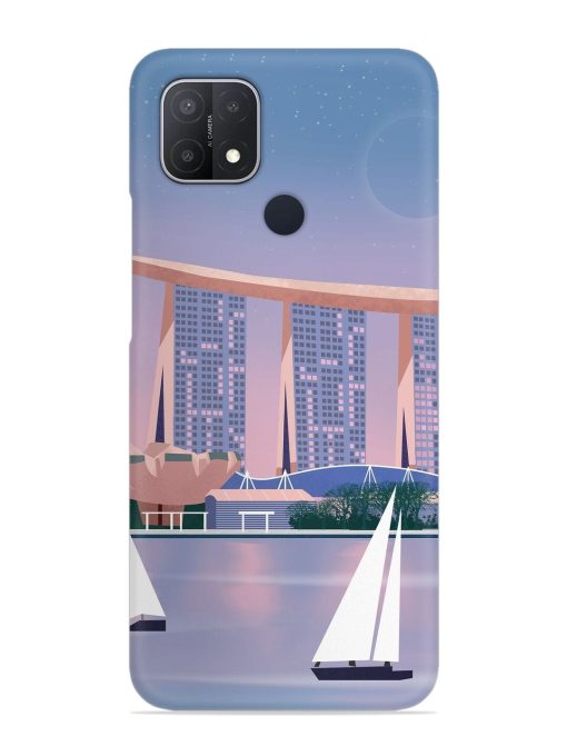 Singapore Scenery Architecture Snap Case for Oppo A15S Zapvi