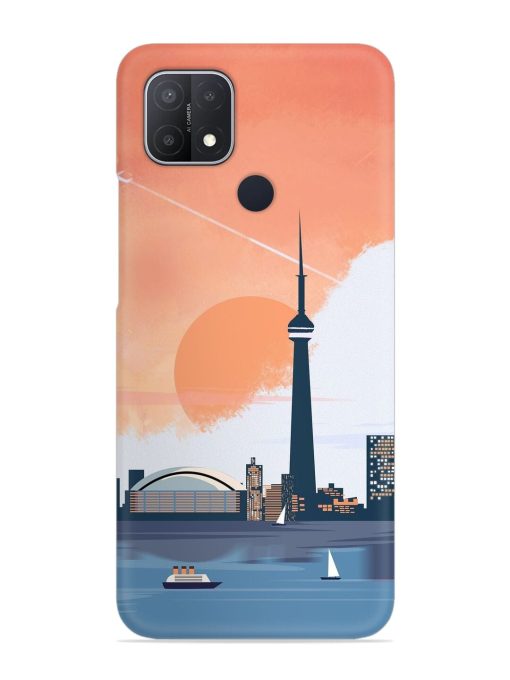 Toronto Canada Snap Case for Oppo A15S Zapvi