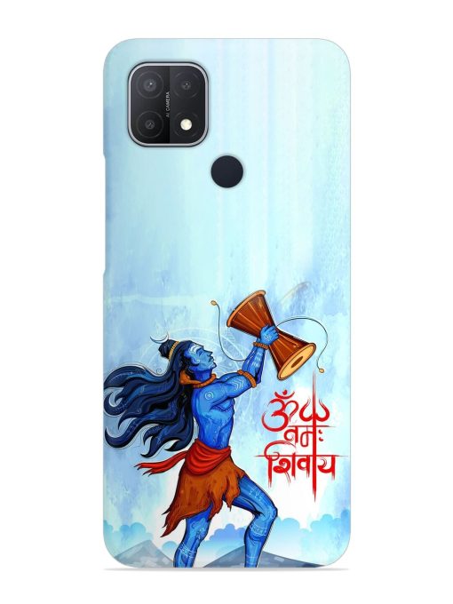 Illustration Lord Shiva Snap Case for Oppo A15S Zapvi