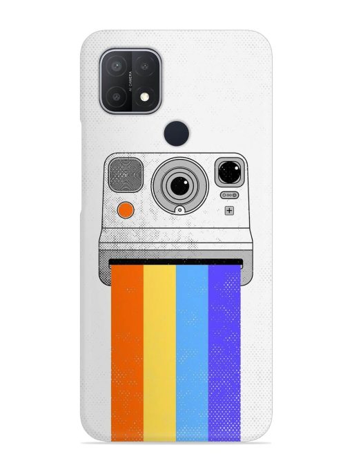 Retro Camera Art Snap Case for Oppo A15S Zapvi