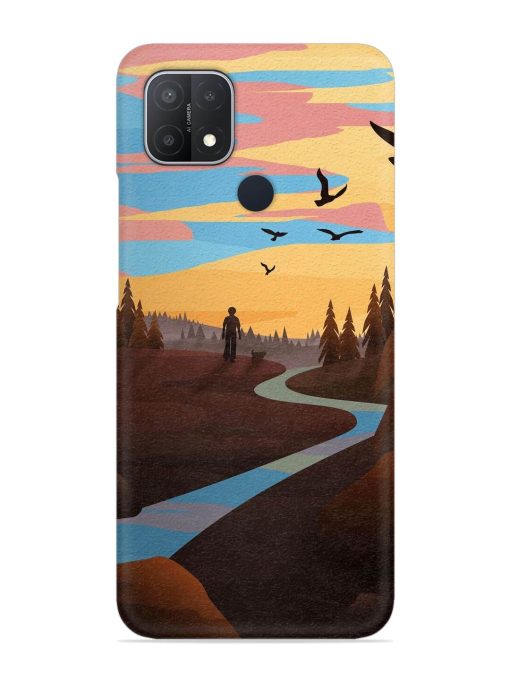 Natural Landscape Art Snap Case for Oppo A15S