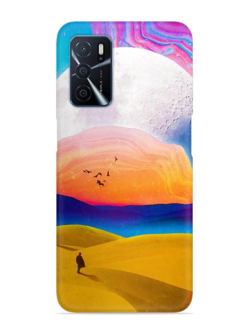 Sandy Desert Snap Case for Oppo A16 Zapvi