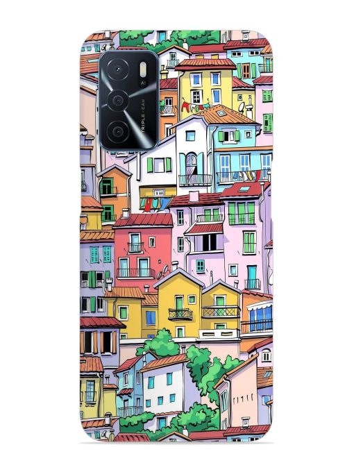 Europe Old Town Snap Case for Oppo A16 Zapvi