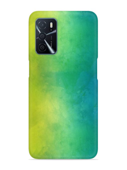 Yellow Green Gradient Snap Case for Oppo A16