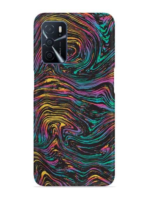 Abstract Liquid Colors Snap Case for Oppo A16 Zapvi