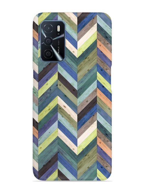 Chevron Random Color Snap Case for Oppo A16 Zapvi