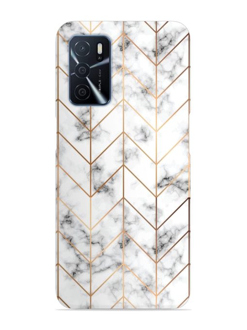 Vector Marble Texture Snap Case for Oppo A16 Zapvi