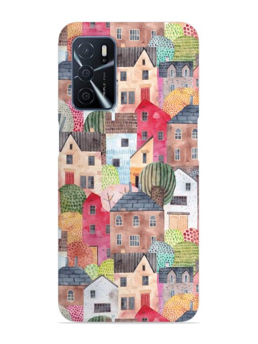 Abstract Seamless Pattern Snap Case for Oppo A16