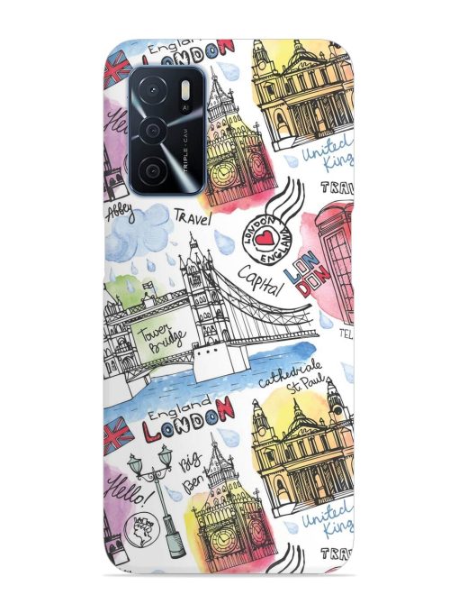 Vector London Landmark Snap Case for Oppo A16