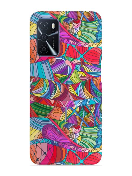 Seamless Patterns Hand Drawn Snap Case for Oppo A16