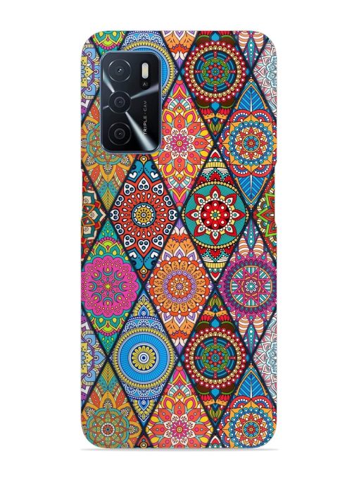 Seamless Tile Pattern Snap Case for Oppo A16 Zapvi