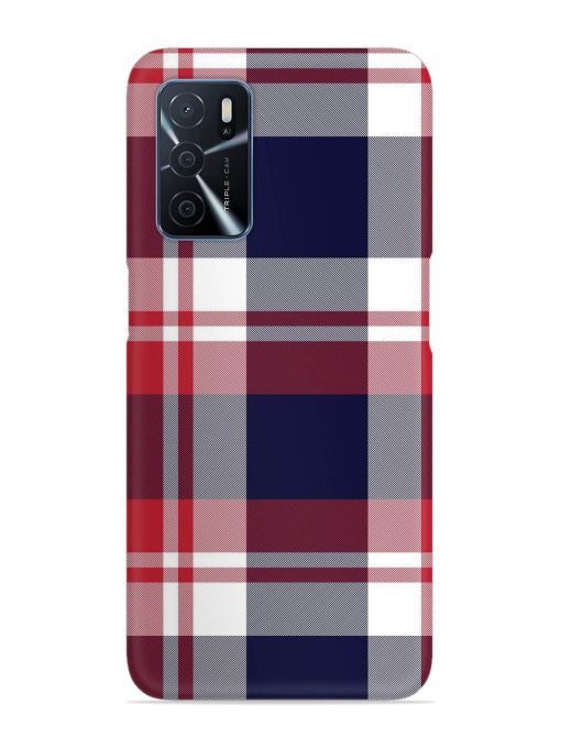 Classic Plaid Tartan Snap Case for Oppo A16 Zapvi