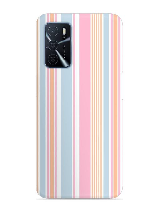 Stripe Seamless Pattern Snap Case for Oppo A16