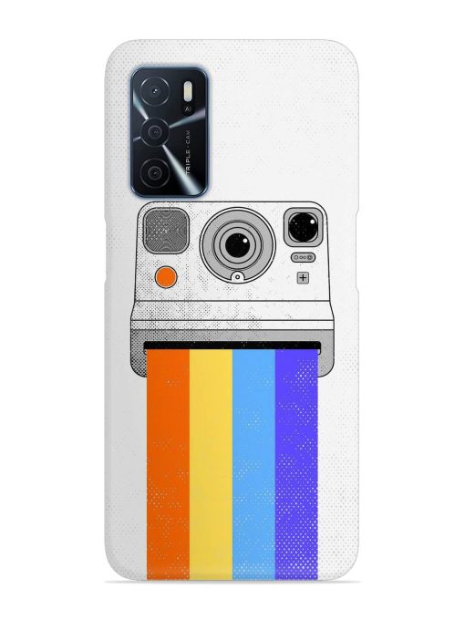 Retro Camera Art Snap Case for Oppo A16 Zapvi