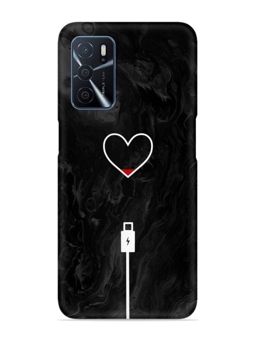 Heart Charging Vector Snap Case for Oppo A16 Zapvi