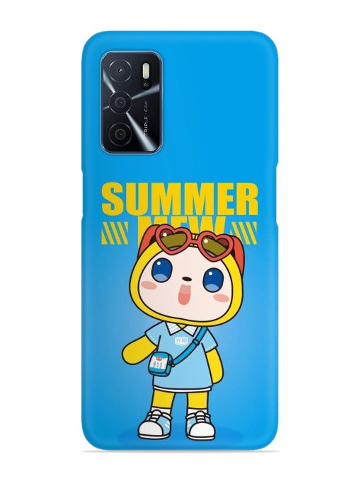 Summer Mew Cartoon Snap Case for Oppo A16 Zapvi