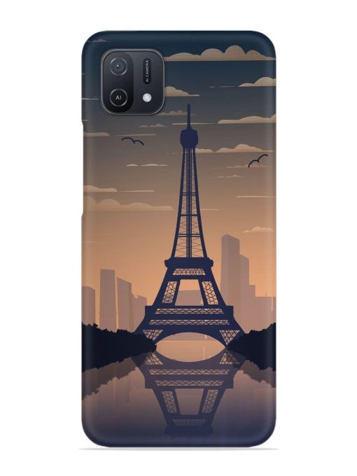 France Paris Eiffel Tower Gradient Snap Case for Oppo A16K