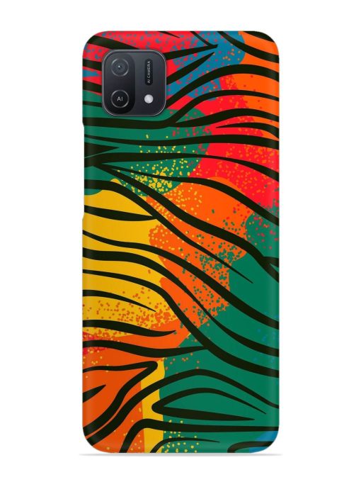 Bright Colorful Snap Case for Oppo A16K Zapvi