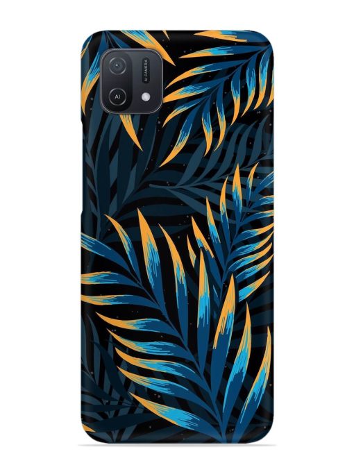 Abstract Leaf Art Snap Case for Oppo A16K Zapvi