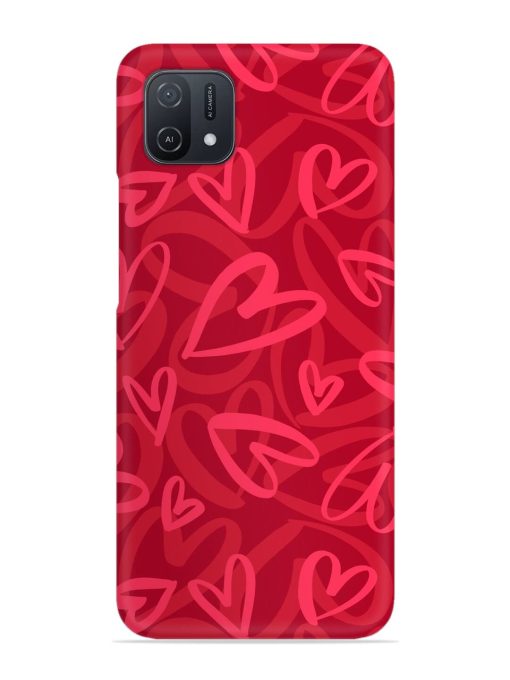 Seamless Romantic Pattern Snap Case for Oppo A16K Zapvi