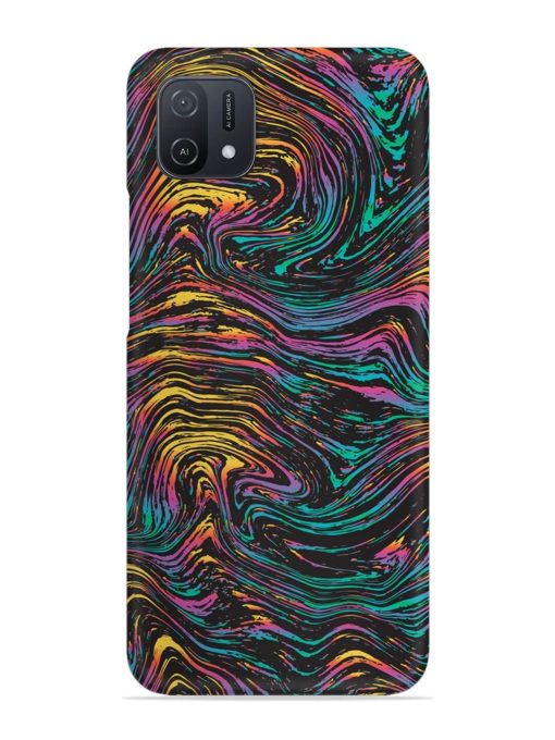 Abstract Liquid Colors Snap Case for Oppo A16K Zapvi