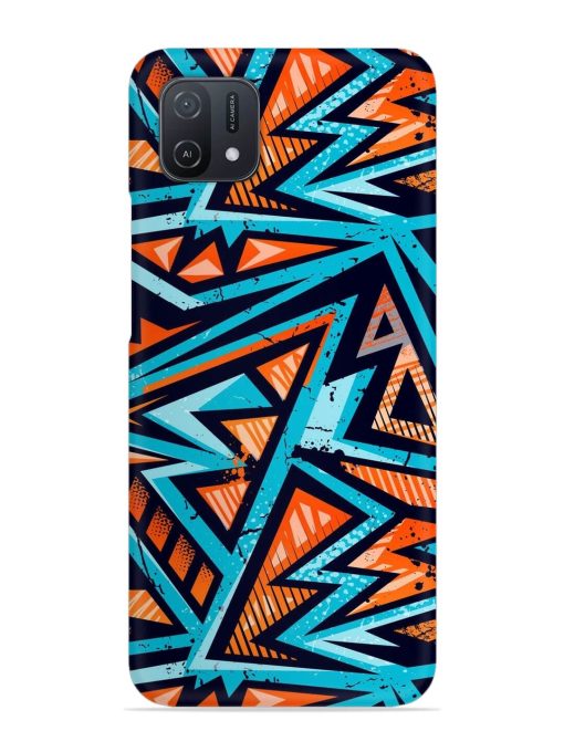 Abstract Seamless Grunge Snap Case for Oppo A16K Zapvi