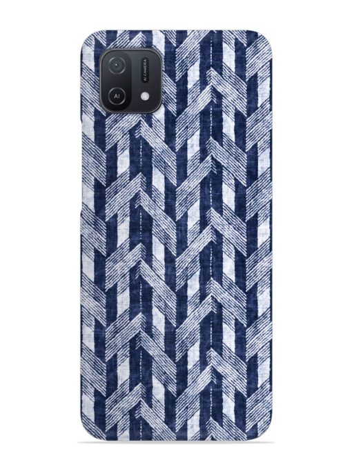 Abstract Herringbone Motif Snap Case for Oppo A16K Zapvi