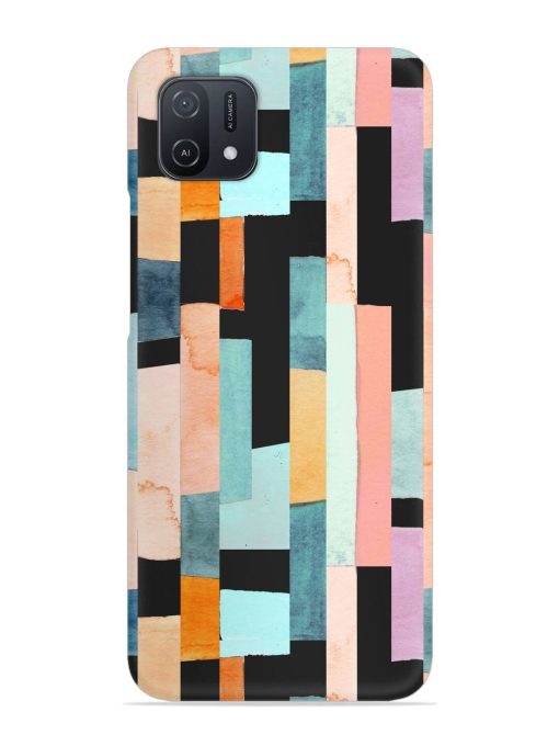 Geometric Seamless Pattern Snap Case for Oppo A16K Zapvi