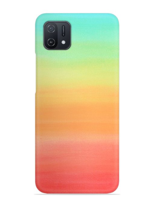 Background Sky Watercolor Snap Case for Oppo A16K Zapvi