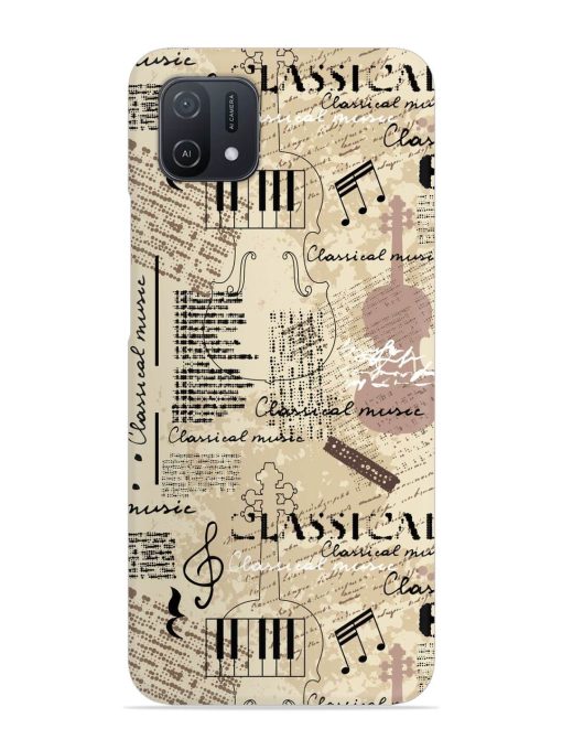 Classical Music Lpattern Snap Case for Oppo A16K