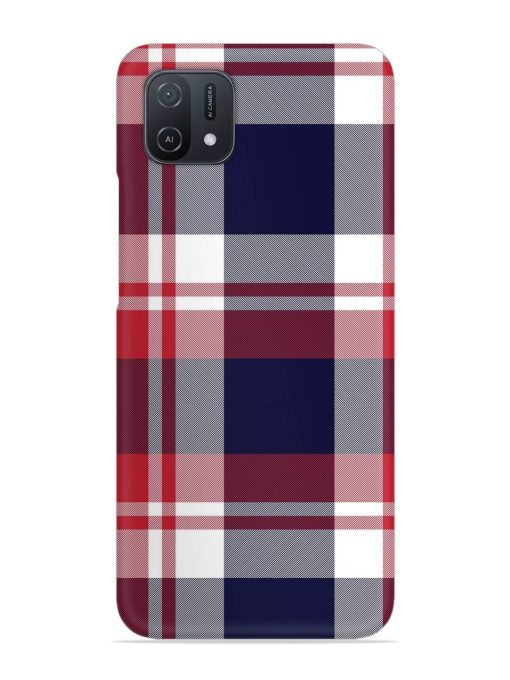 Classic Plaid Tartan Snap Case for Oppo A16K Zapvi