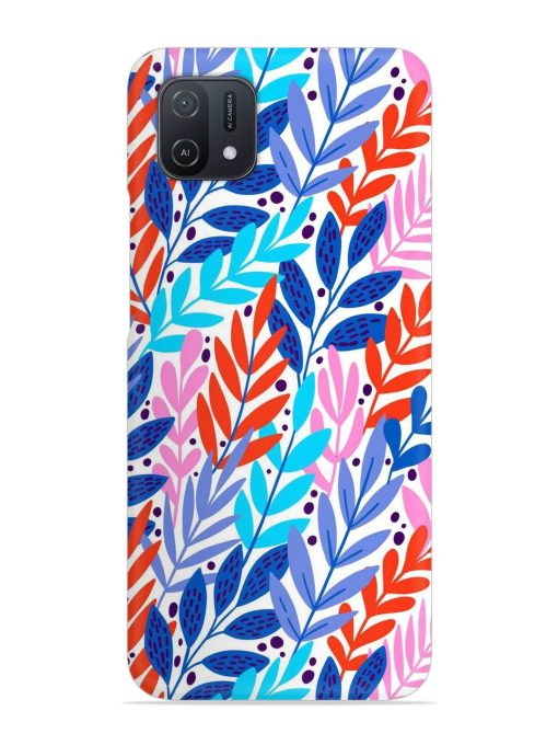 Bright Floral Tropical Snap Case for Oppo A16K