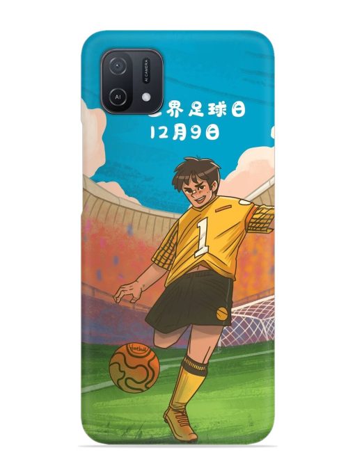 Soccer Kick Snap Case for Oppo A16K