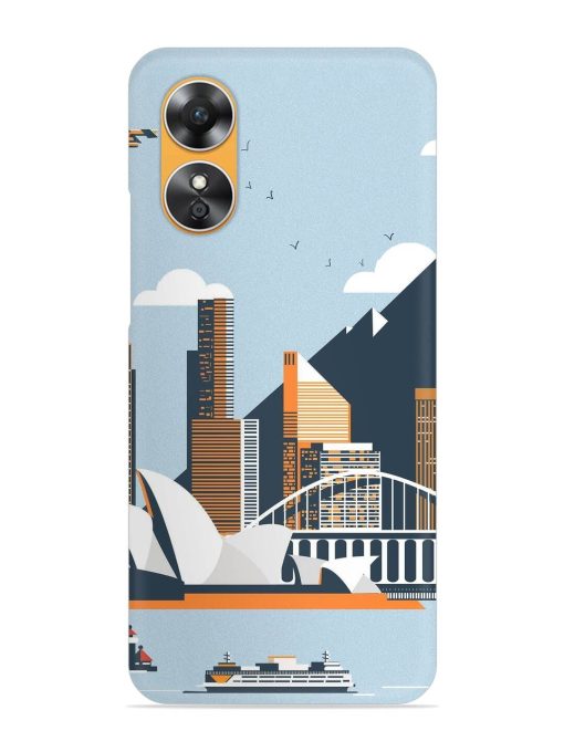 Sydney Opera Landscape Snap Case for Oppo A17 Zapvi