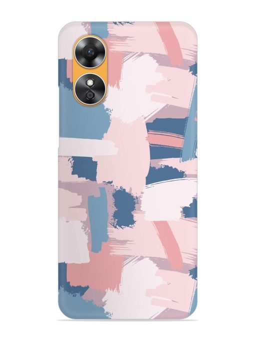 Vector Seamless Grunge Snap Case for Oppo A17 Zapvi